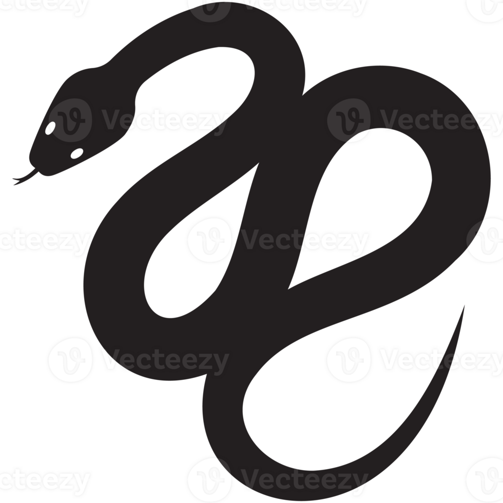 Snake silhouette set. png