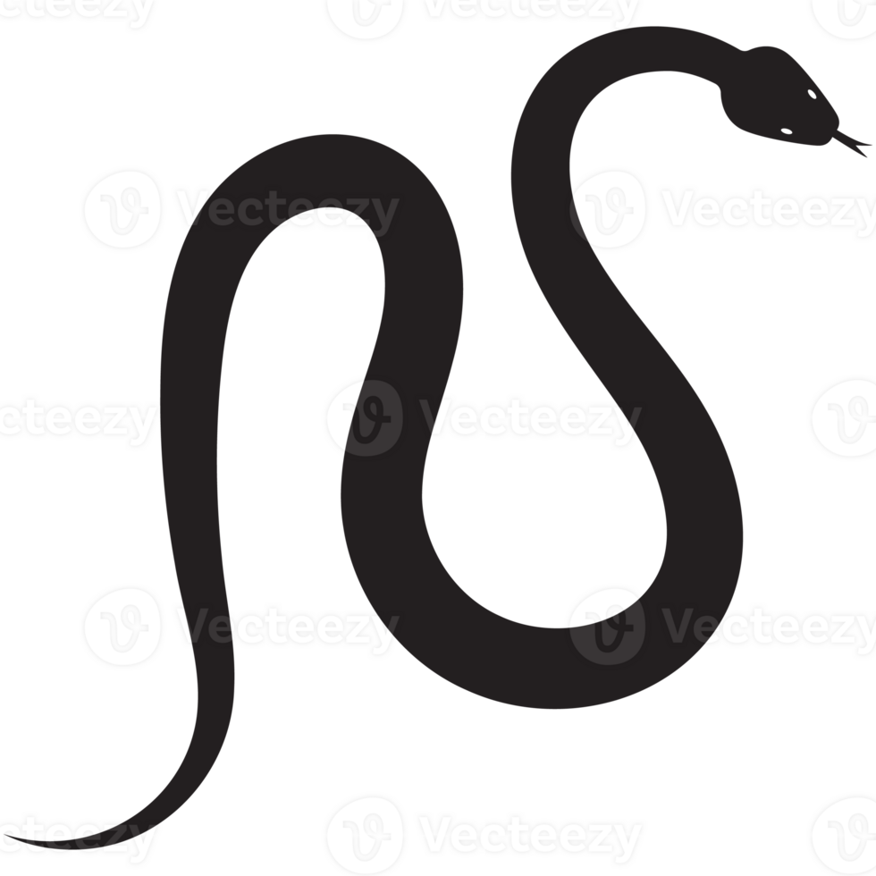 Snake icon for chinese new year decoration. png
