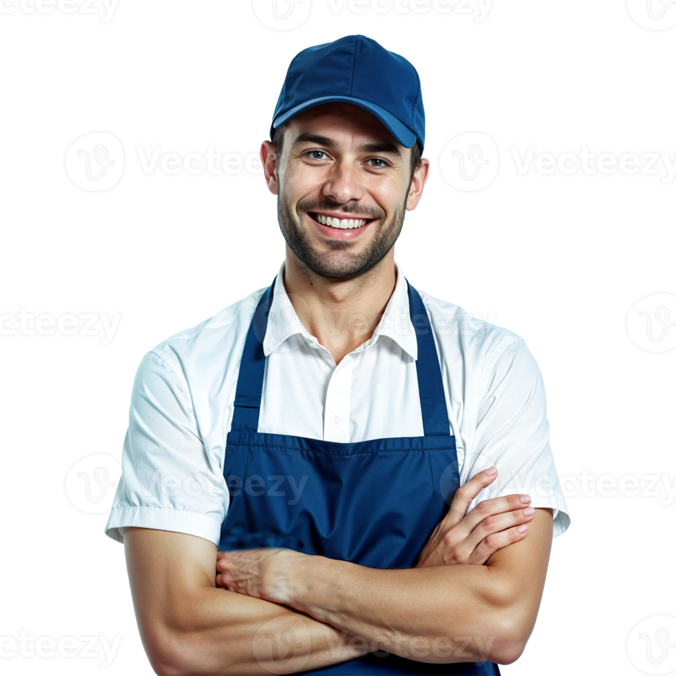 Smiling Delivery Man png