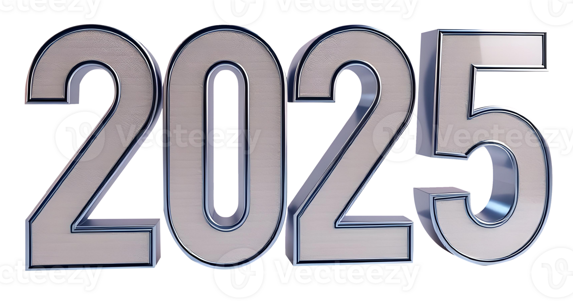 a close up of a number of metal numbers on a transparent background png
