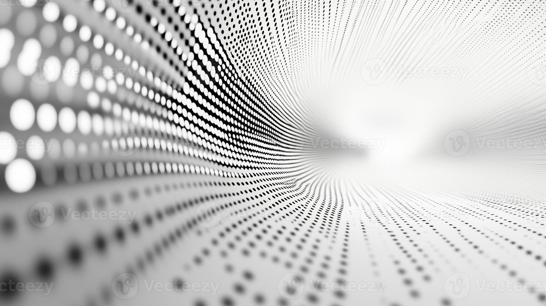 White, black and shades of gray colors environment, with dotted patterns in the background photo