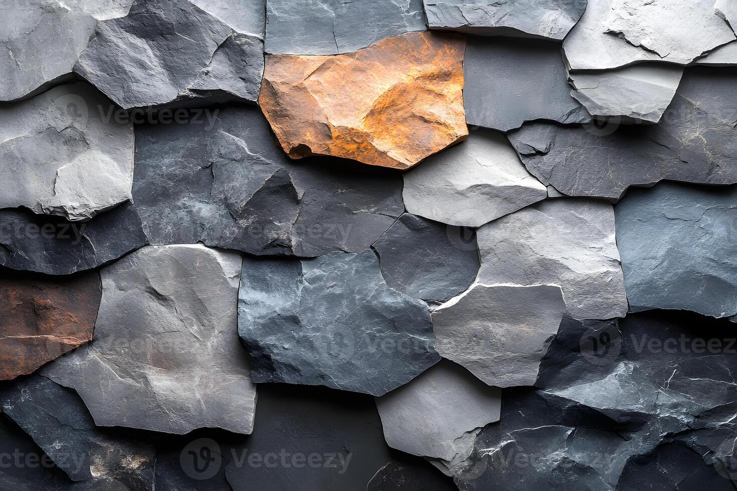 Textured Rock Wall Background for Natural Design Projects photo