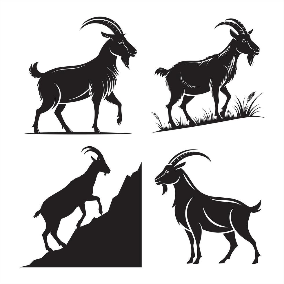 Goat Silhouette Design vector