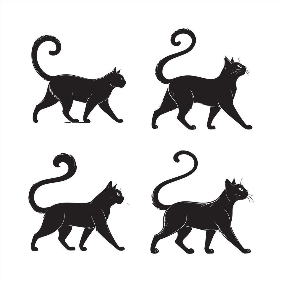 Bold Cat Illustration vector