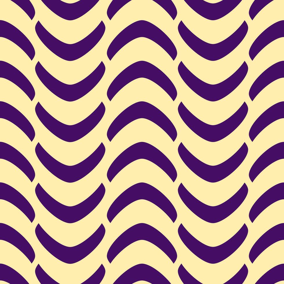 Herringbone V shape Seamless Pattern Minimal Design Violet and Cream Background. vector