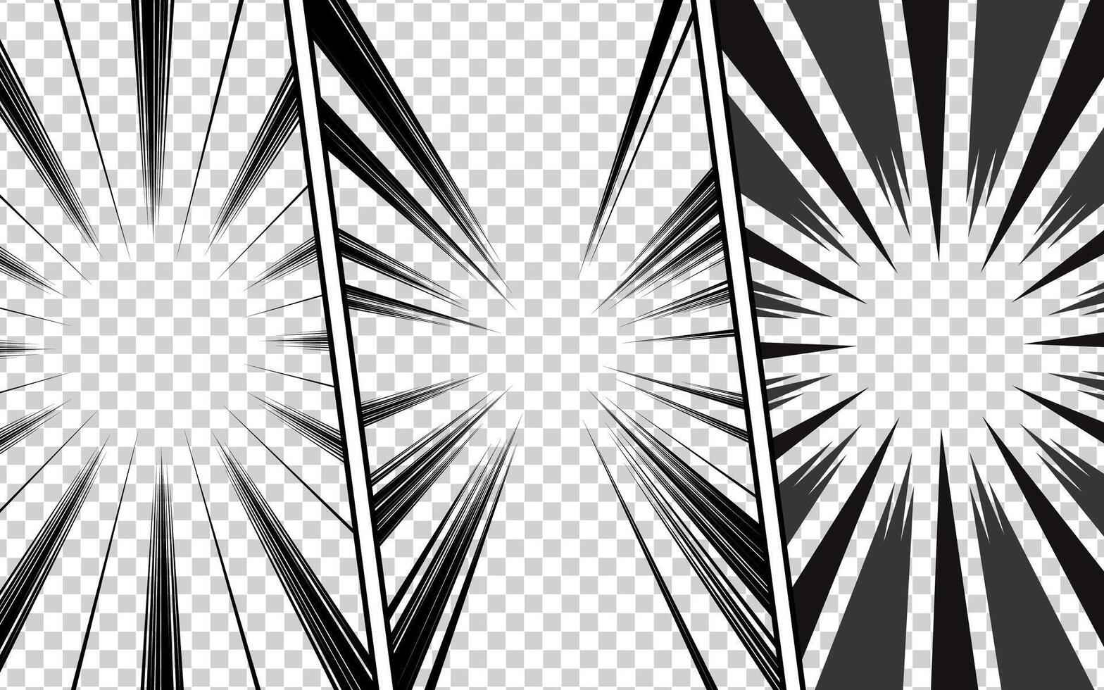 Comic book page pop art style. Empty art frame illustration. Superhero banner halftone background vector