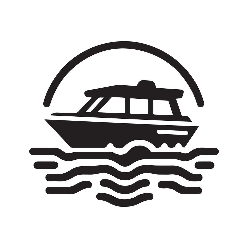 Modern Water Taxi Silhouette Vectors Art for Digital Creators