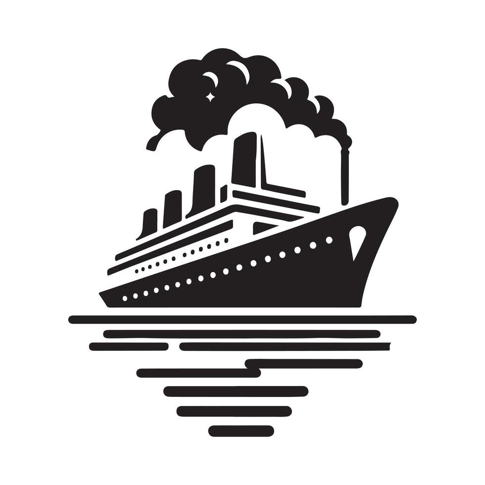 Downloadable Icebreaker Silhouette Vectors Art Set