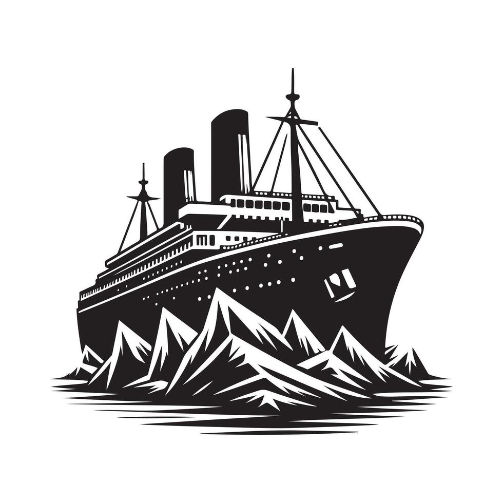 Premium Icebreaker Silhouette Vectors Graphics for All Needs