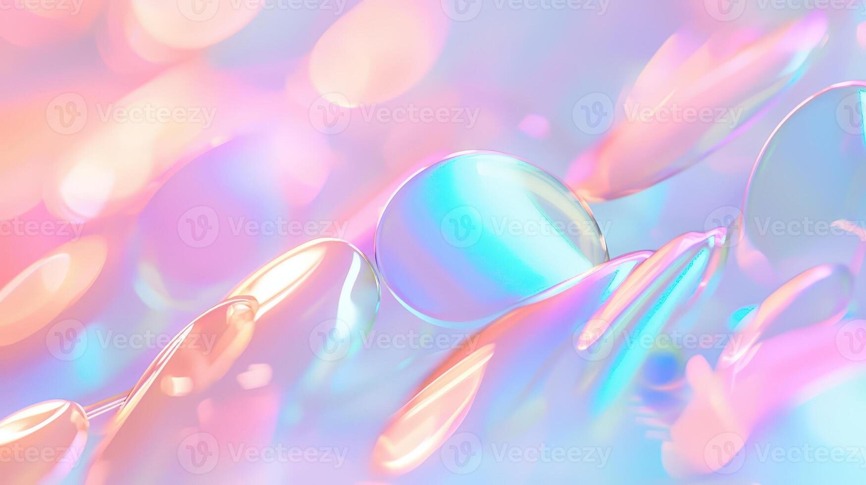 Blurred Bokeh background. colors combinations. An aesthetic Bokeh background holographic photo
