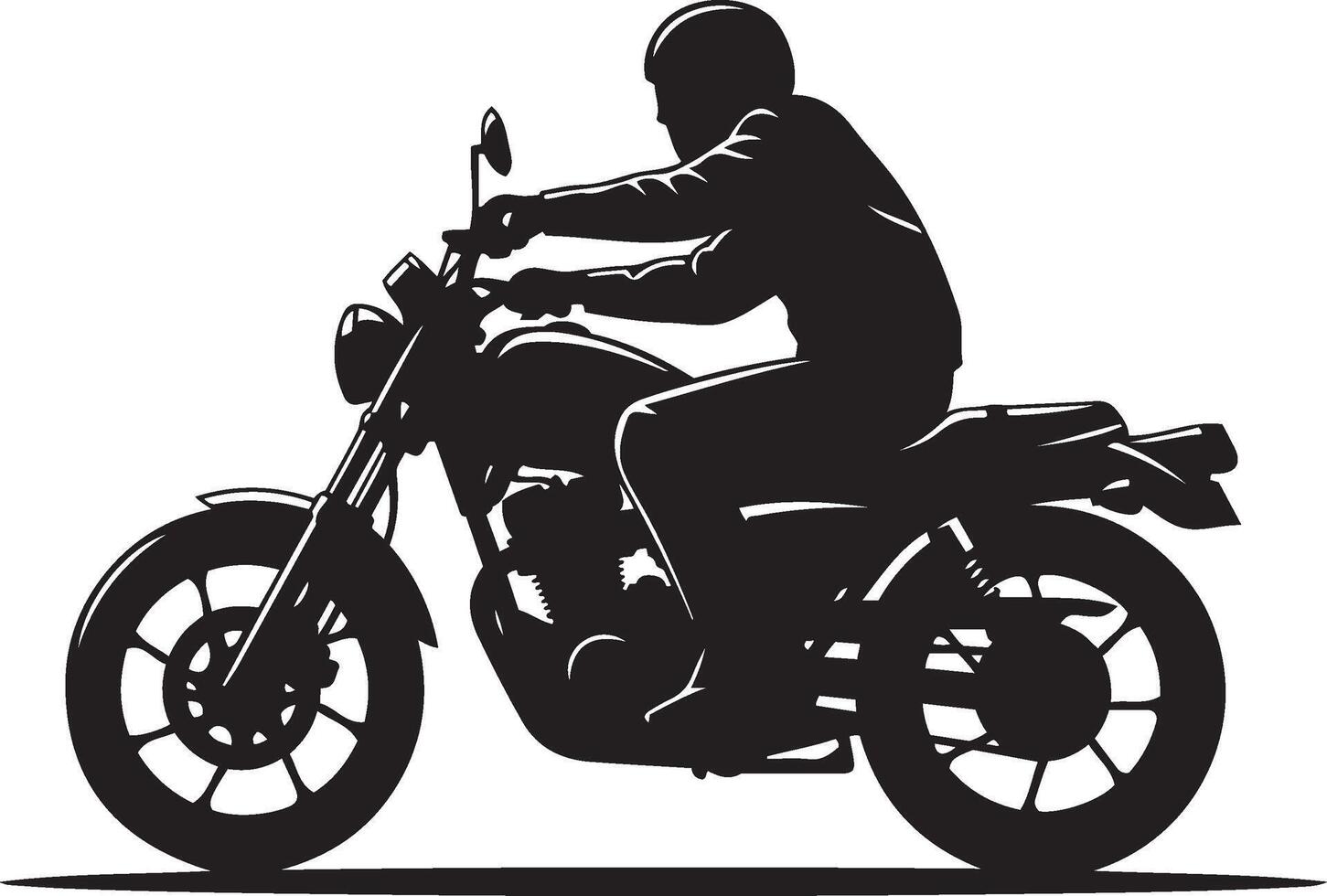 Silhouettes of Professional Riders vector