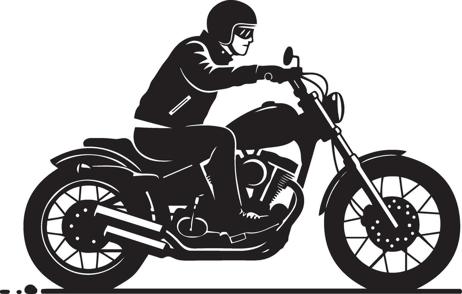 Motorcycle Icons for Branding and Design vector