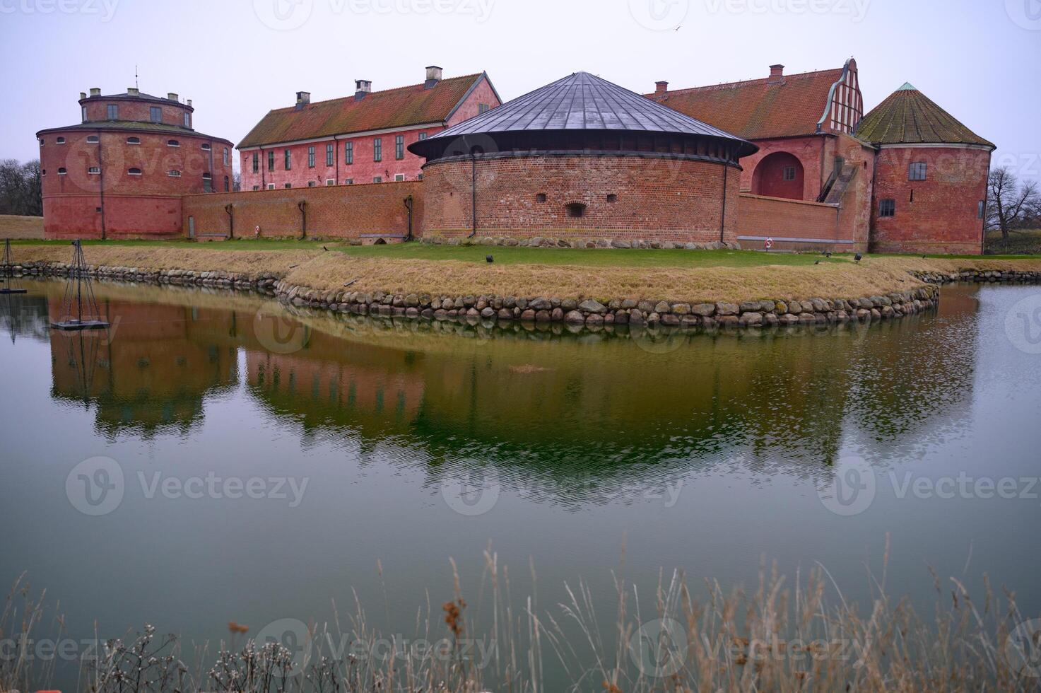 Landskrona citadell Sweden brick autumn brick autumn photo