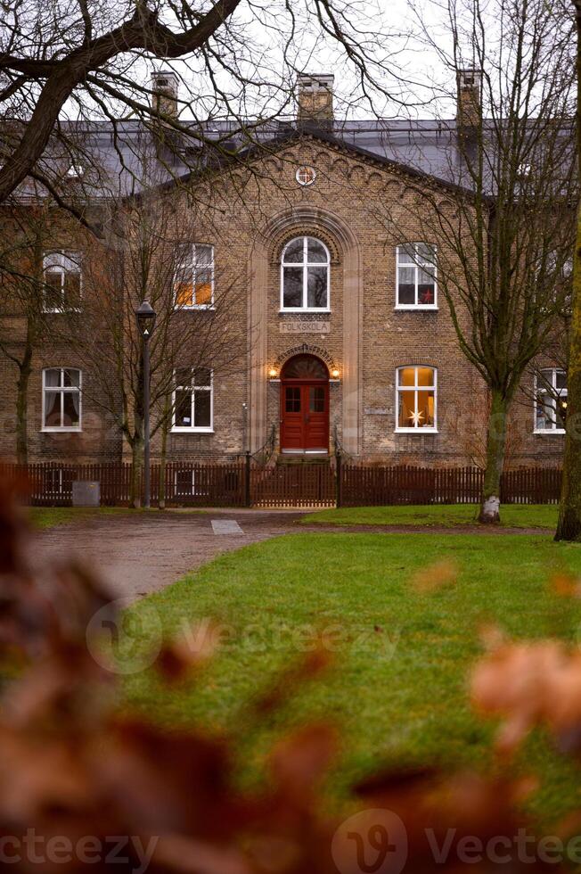 Landskrona school Sweden portrait folkskola photo
