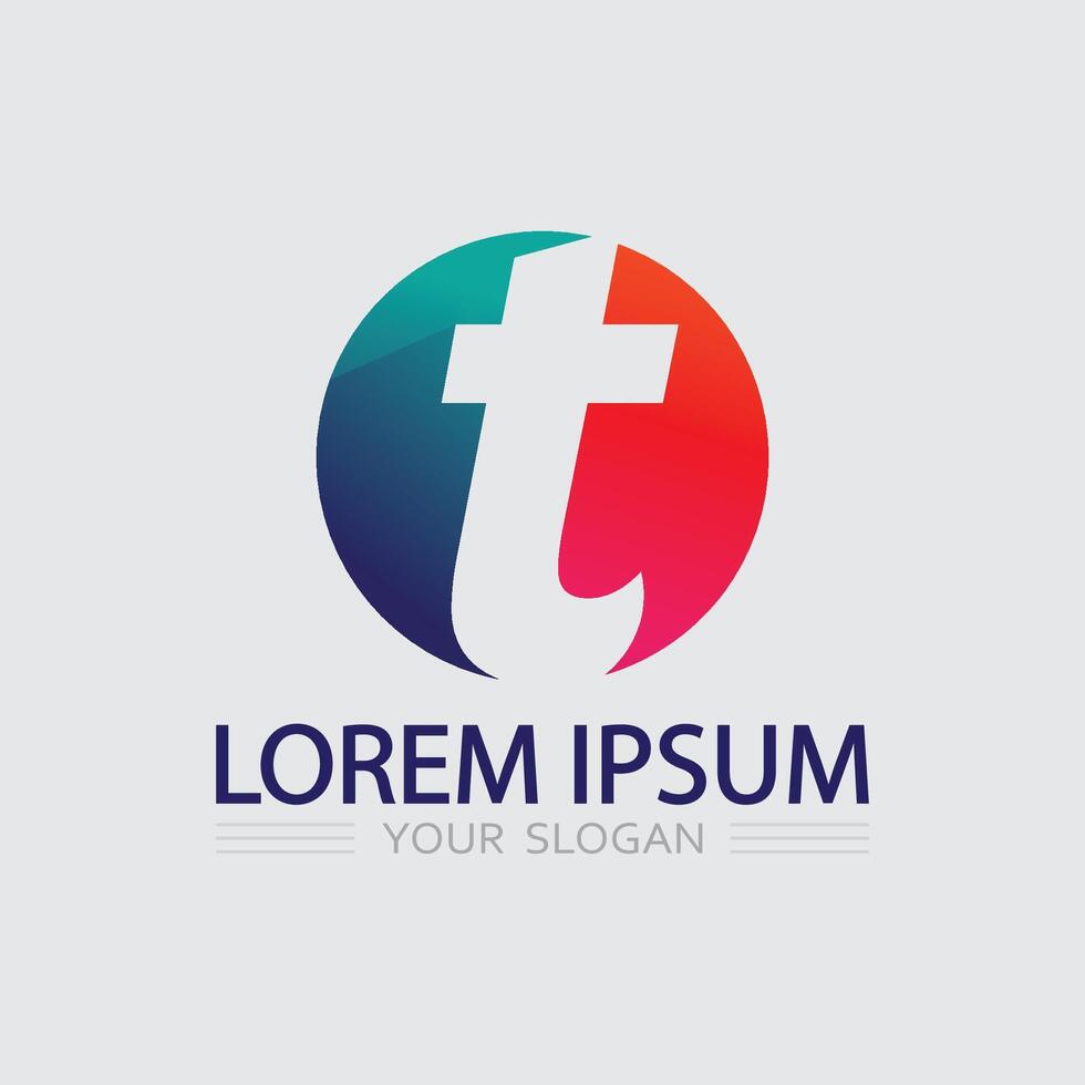 letter T logo image and font T design graphic identity font vector