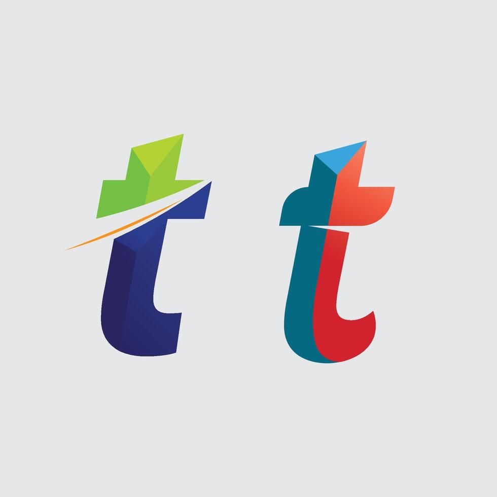 letter T logo image and font T design graphic T logos vector