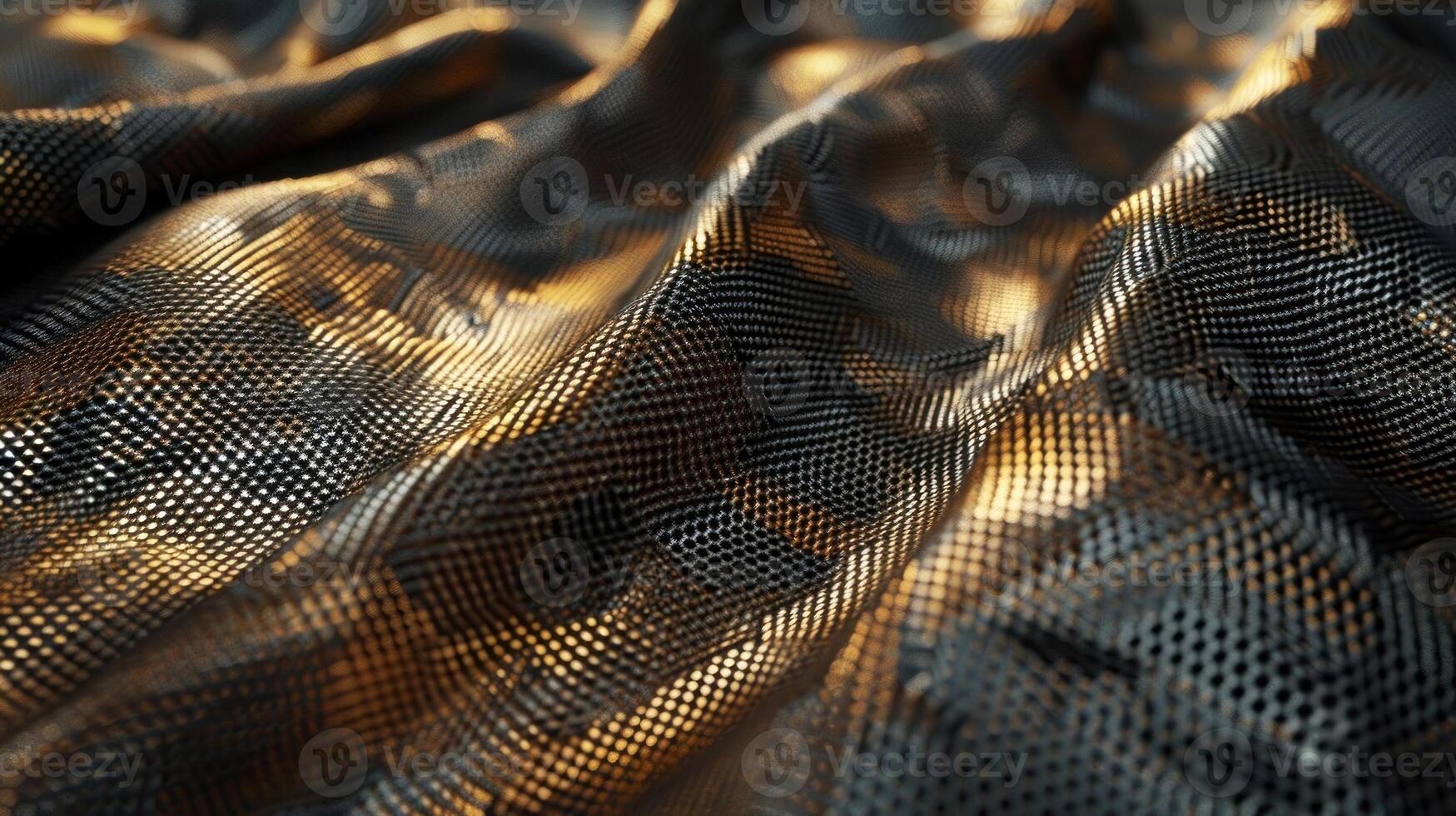 Woven illusions come to life on a screen, capturing the intricate play of light and texture photo