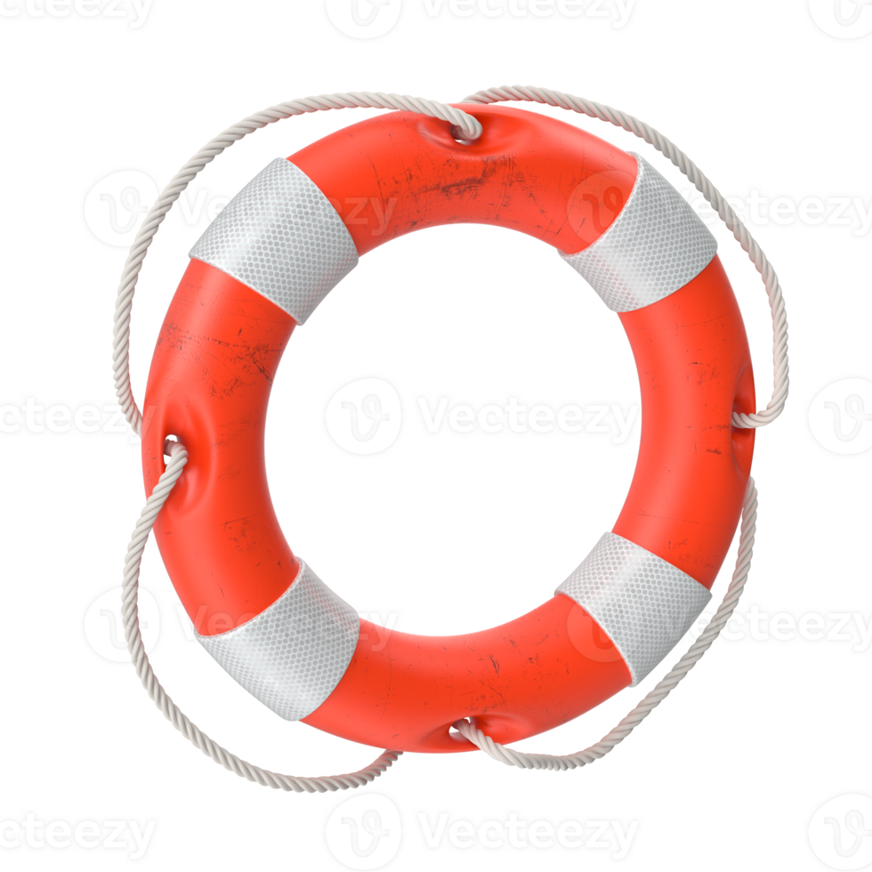 Old Orange Lifebuoy png