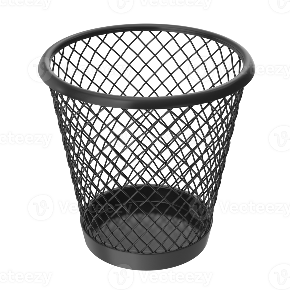 3d Trash Can png