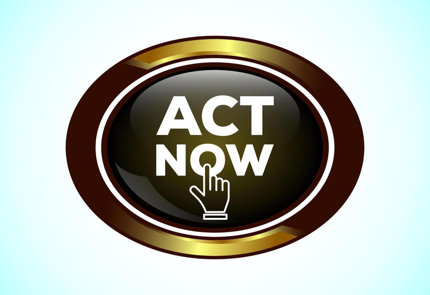 Act now button. Suitable for mobile app, and website UI vector