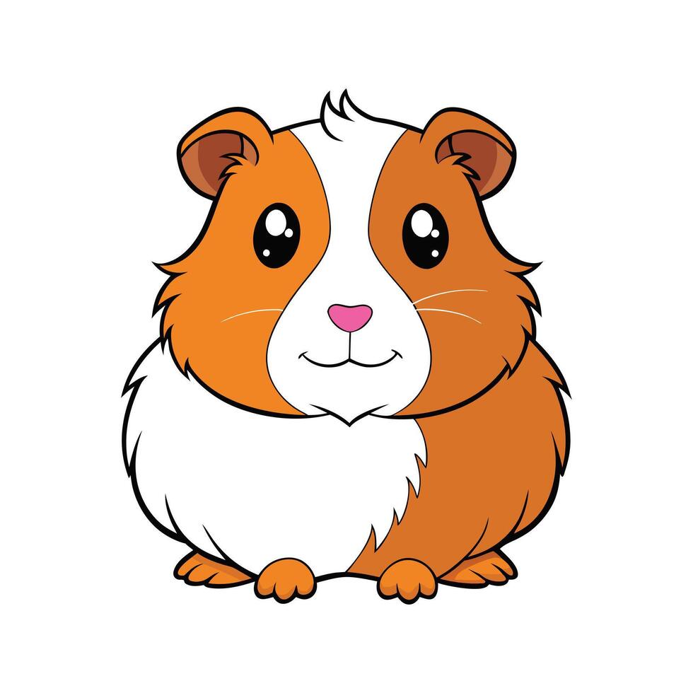 A cheerful, cartoonish groundhog, presented in a full shot, against a plain white background. vector