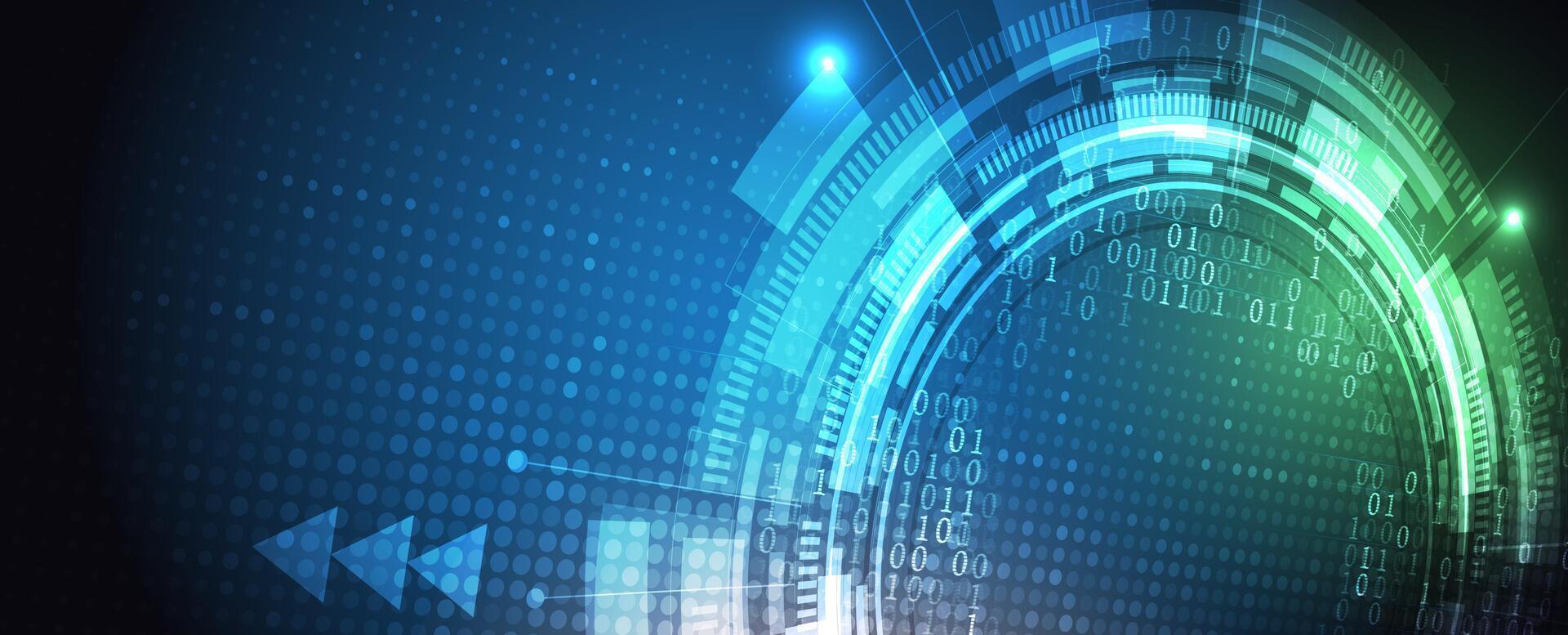 Ensuring comprehensive information protection with advanced cyber security measures vector