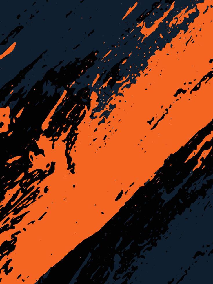 a black and orange paint splatter background vector