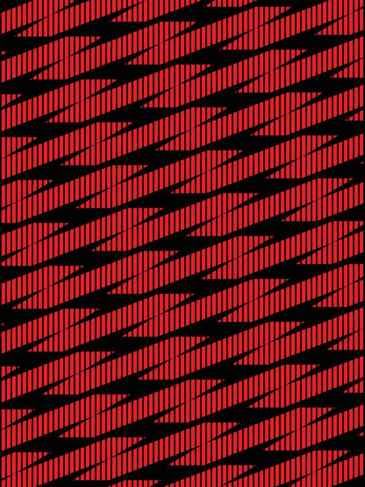a red and black pattern with diagonal lines vector