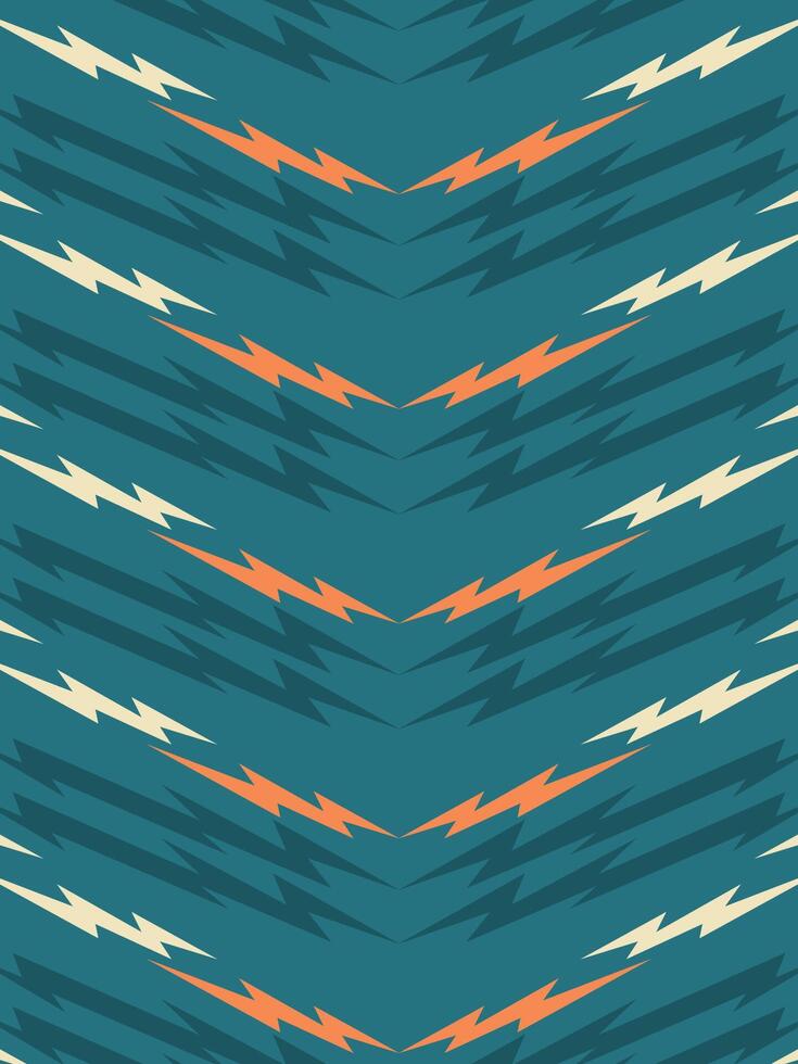 a pattern with lightning bolts on it vector
