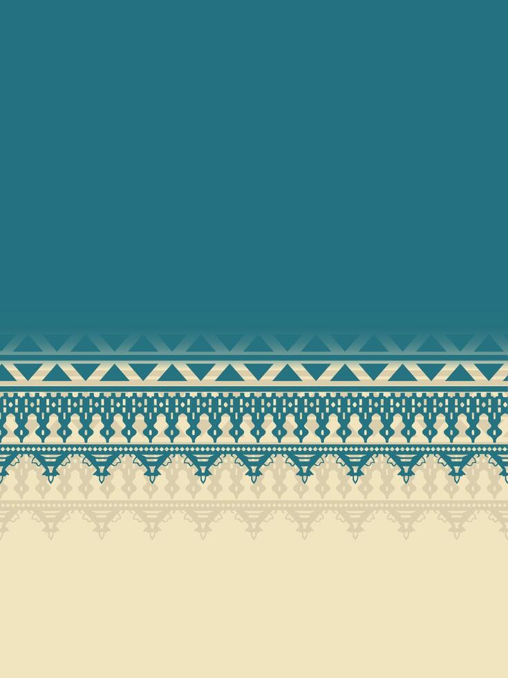 an ornate blue and white border with a pattern vector