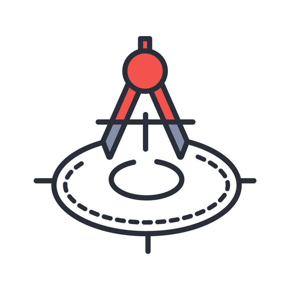 calibration icon. .Editable stroke.linear style sign vector