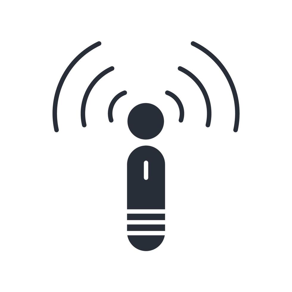 alert icon. .Editable stroke.linear style sign vector