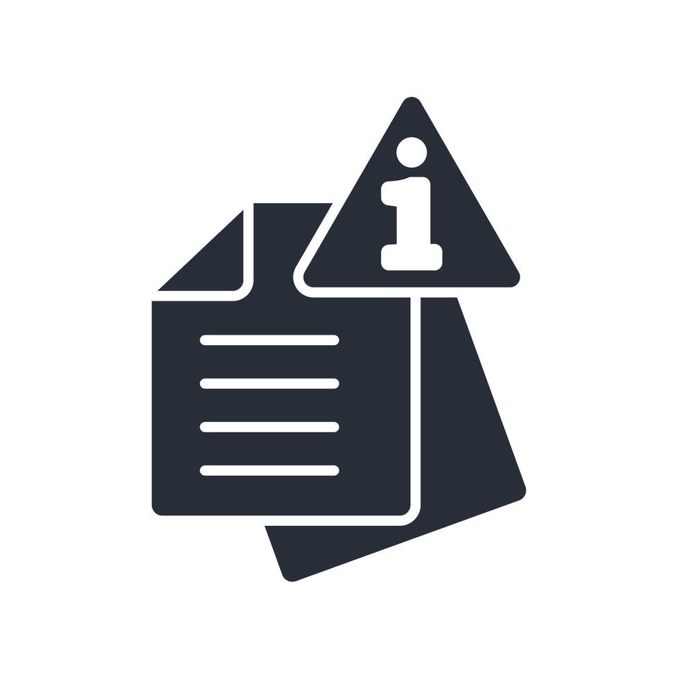 notice icon. .Editable stroke.linear style sign vector