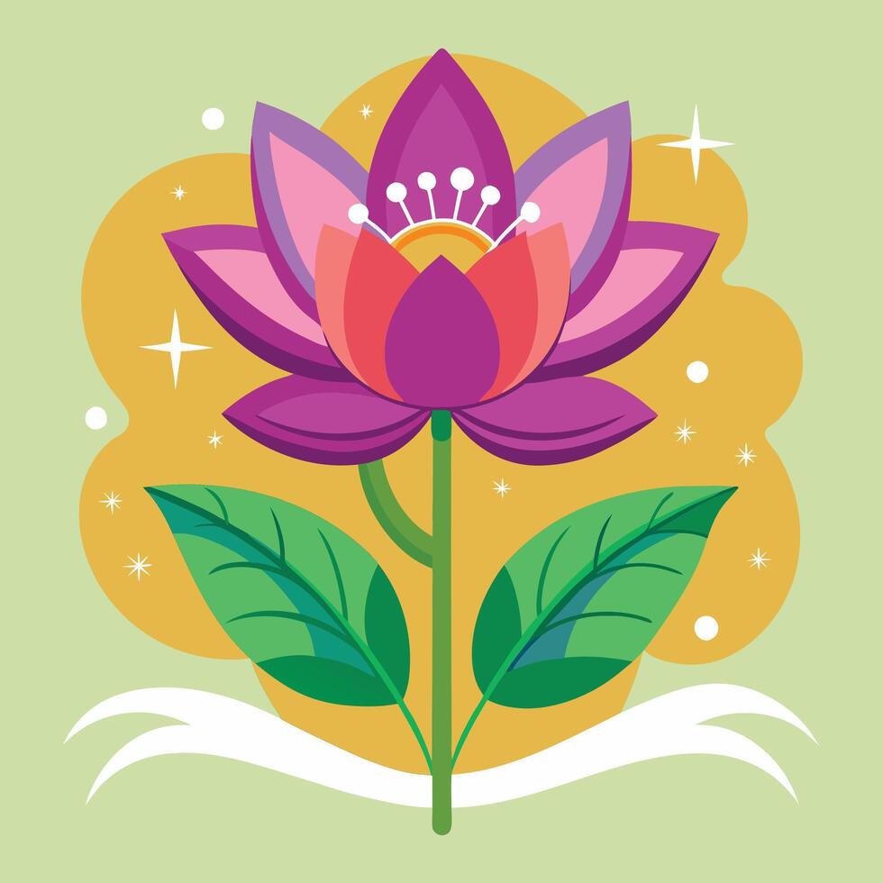 Decorative Leaf flower Design vector