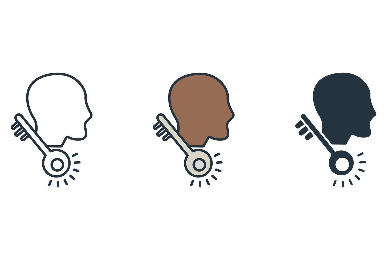 inventions icons isolated on White Background vector