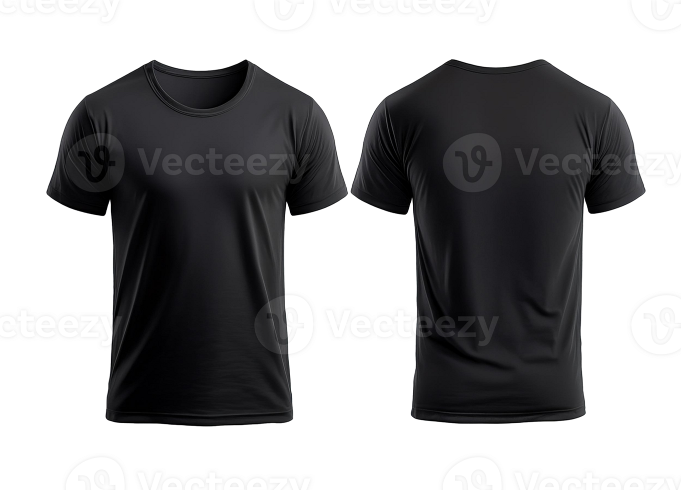 T-shirt mockup transparent background png