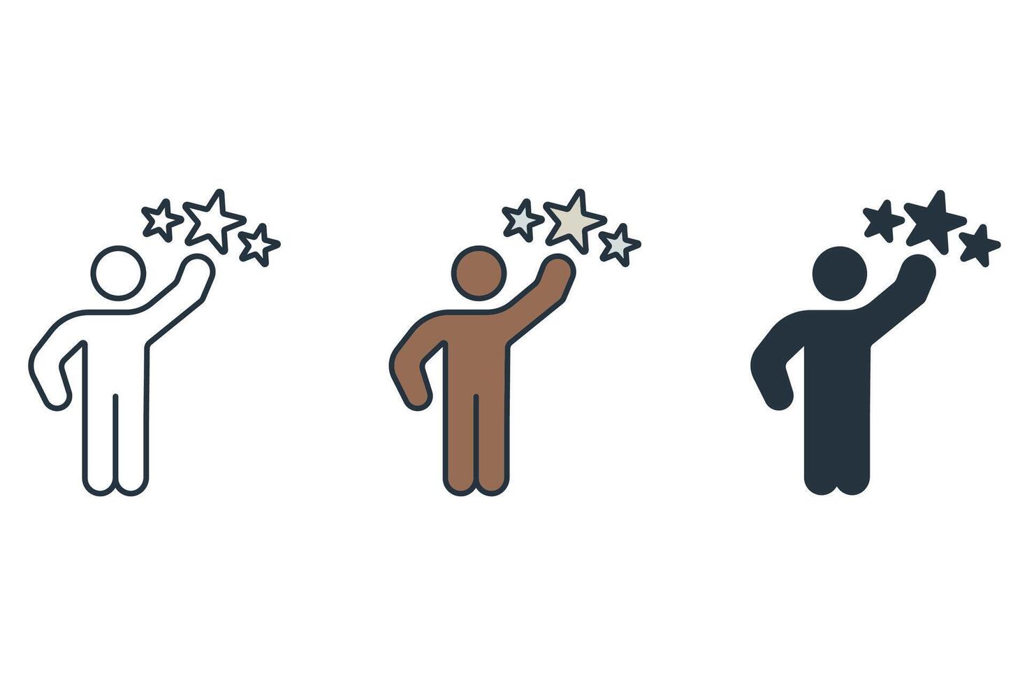 success icons isolated on White Background vector