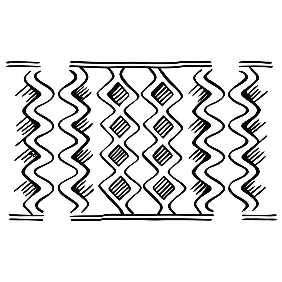 Modern Artistic Abstract Line Pattern Graphic Silhouette for Home and Fashion vector