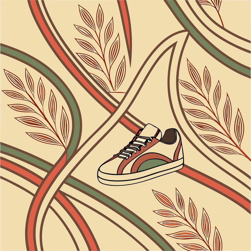 Modern Minimalistic Texture Pattern Abstract Textile Art vector
