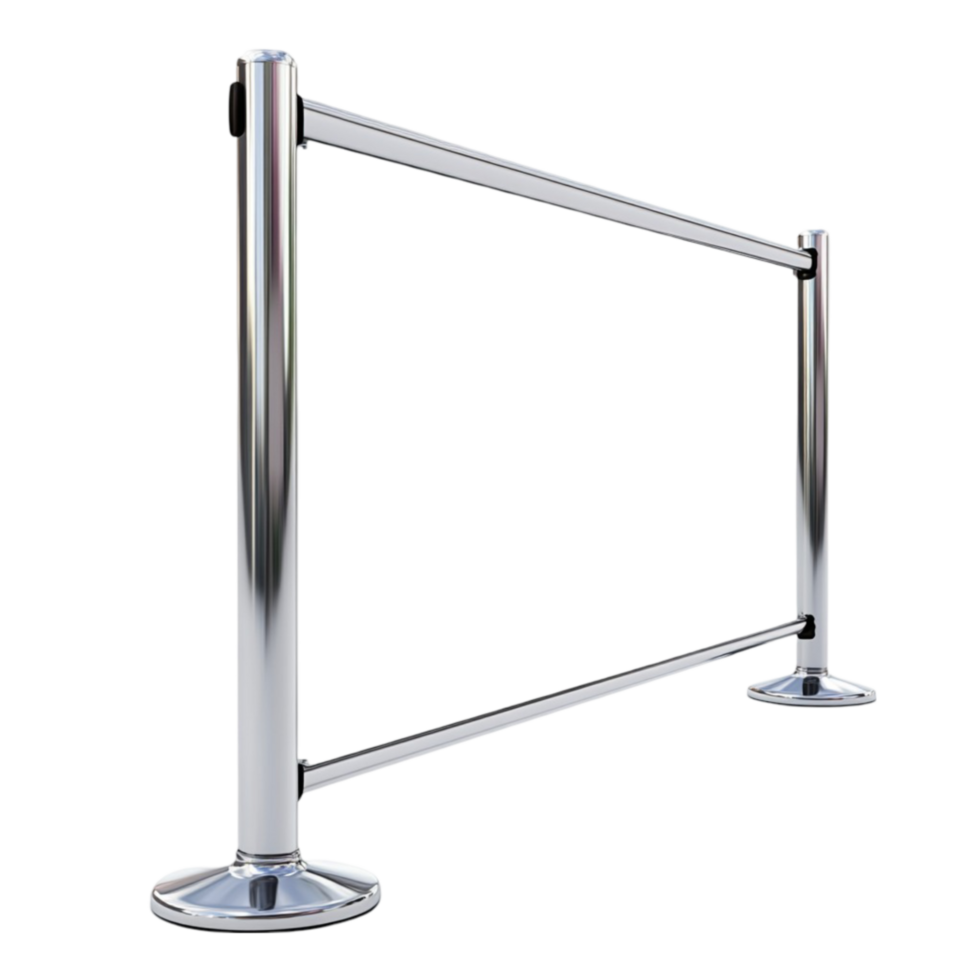 Metal Barrier on Transparent Background png