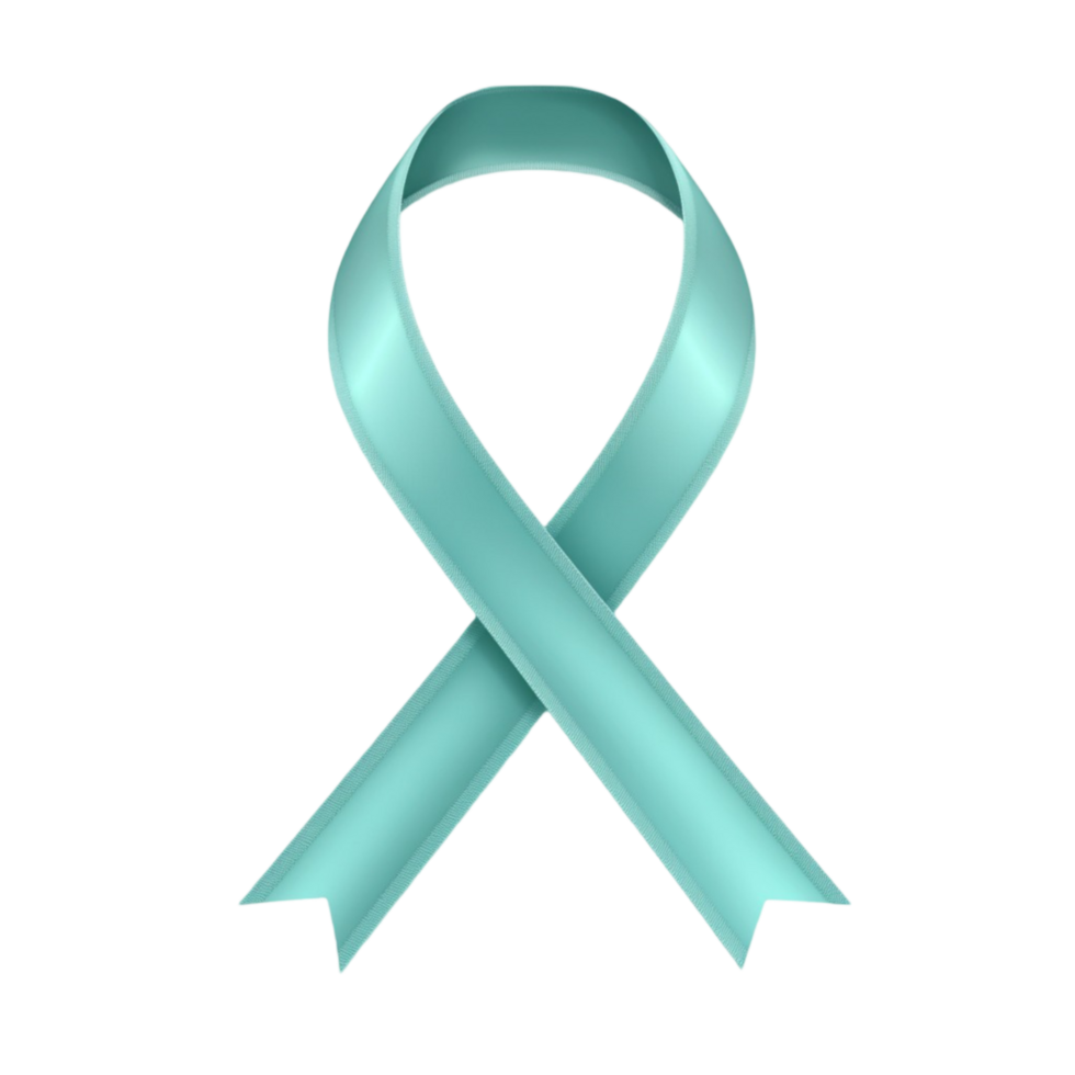 Green Ribbon with Bold Red Stripe On Transparent Background png
