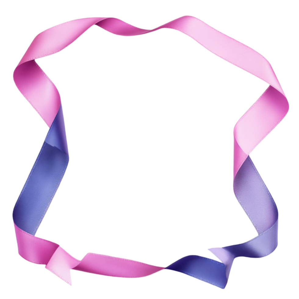 Breast Cancer Awareness Symbol on Transparent Background png
