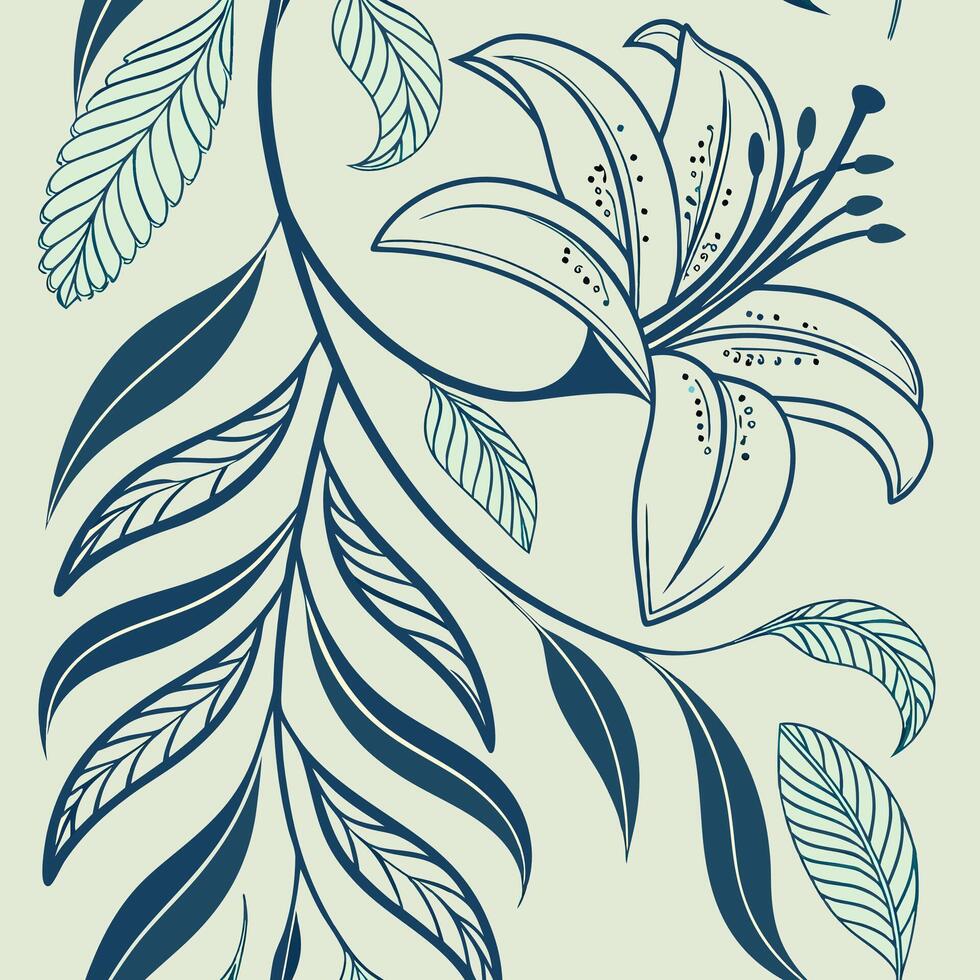 Stylish Abstract Line Pattern Texture for Fabric Home Decor vector
