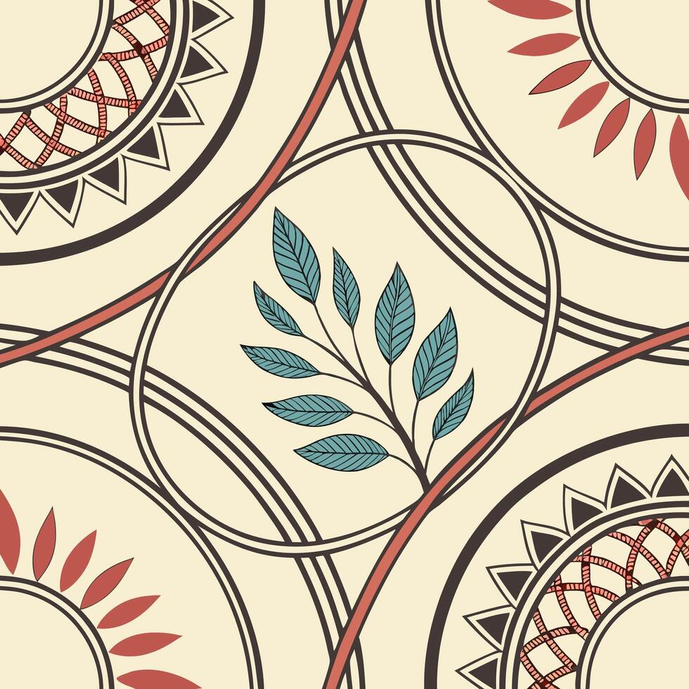 Creative Line Pattern with Minimal Texture for Textile vector