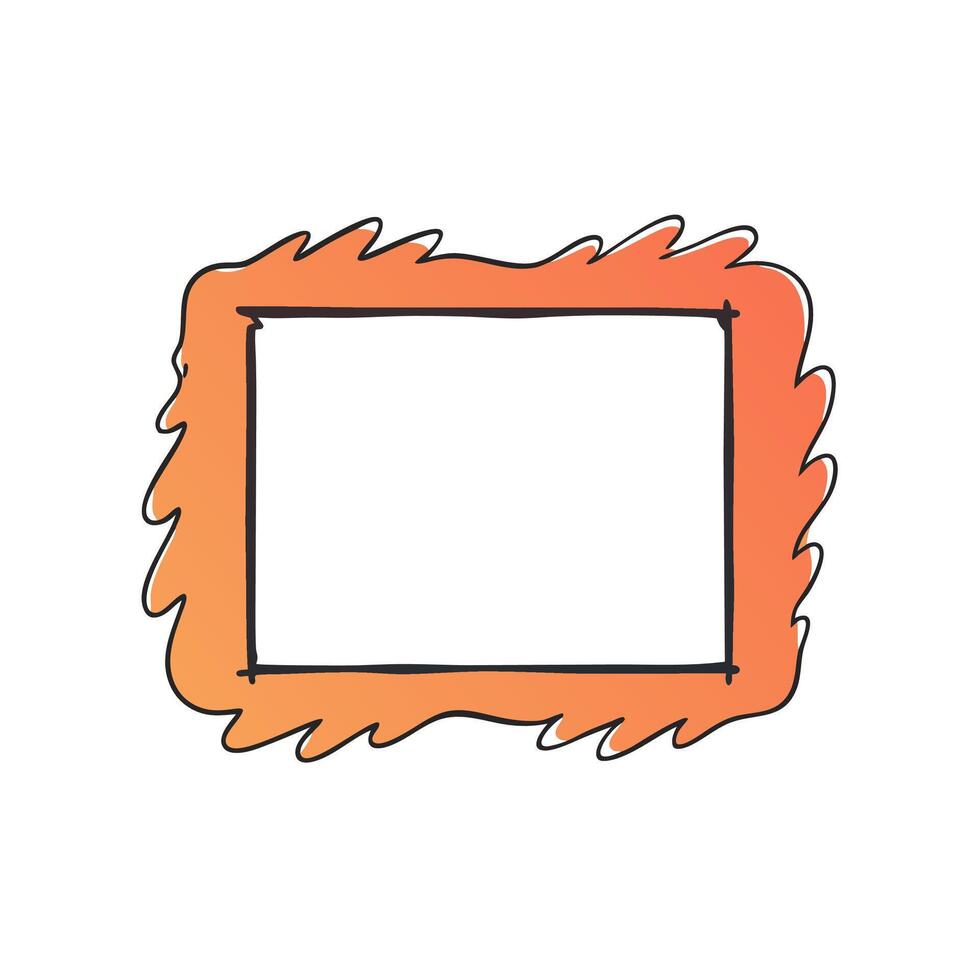 A-frame illustration in modern design for stylish home decor. vector