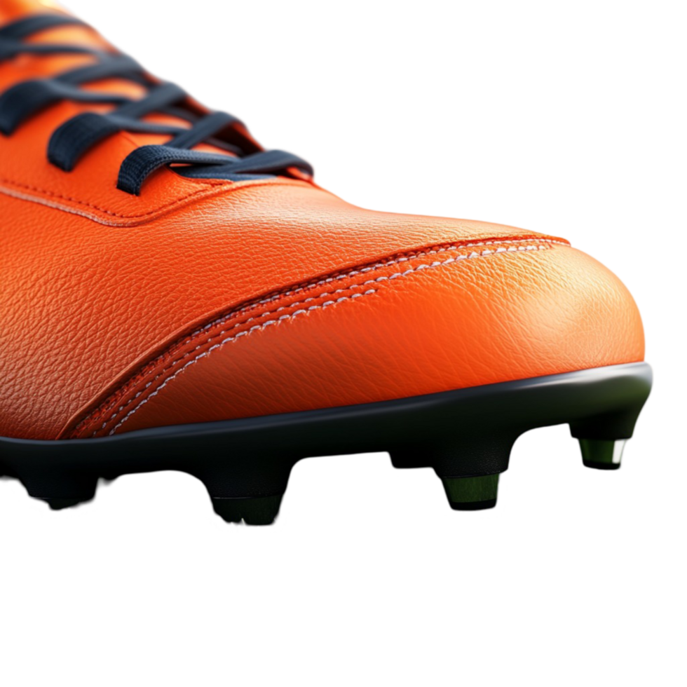 Athletic Football Shoe on Transparent Background png