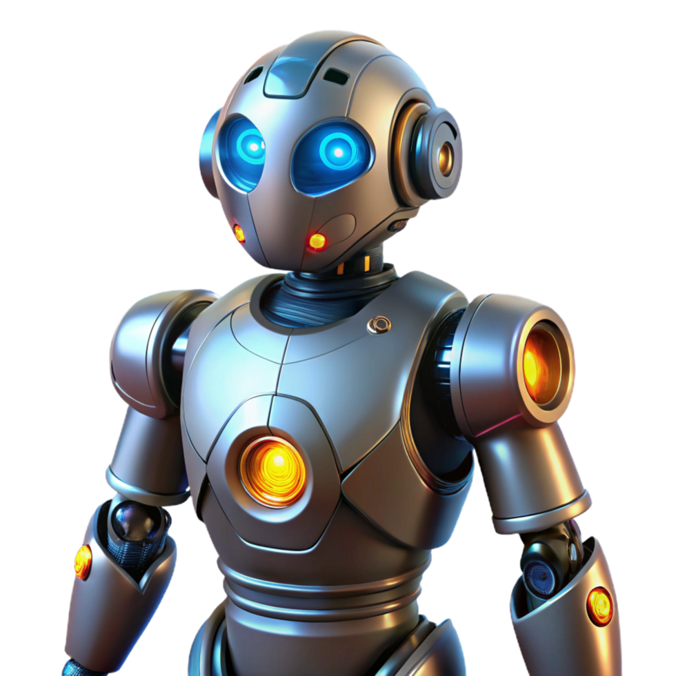 Futuristic Robot Illustration png