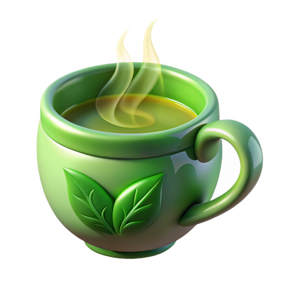 Steaming Cup of Herbal Tea png