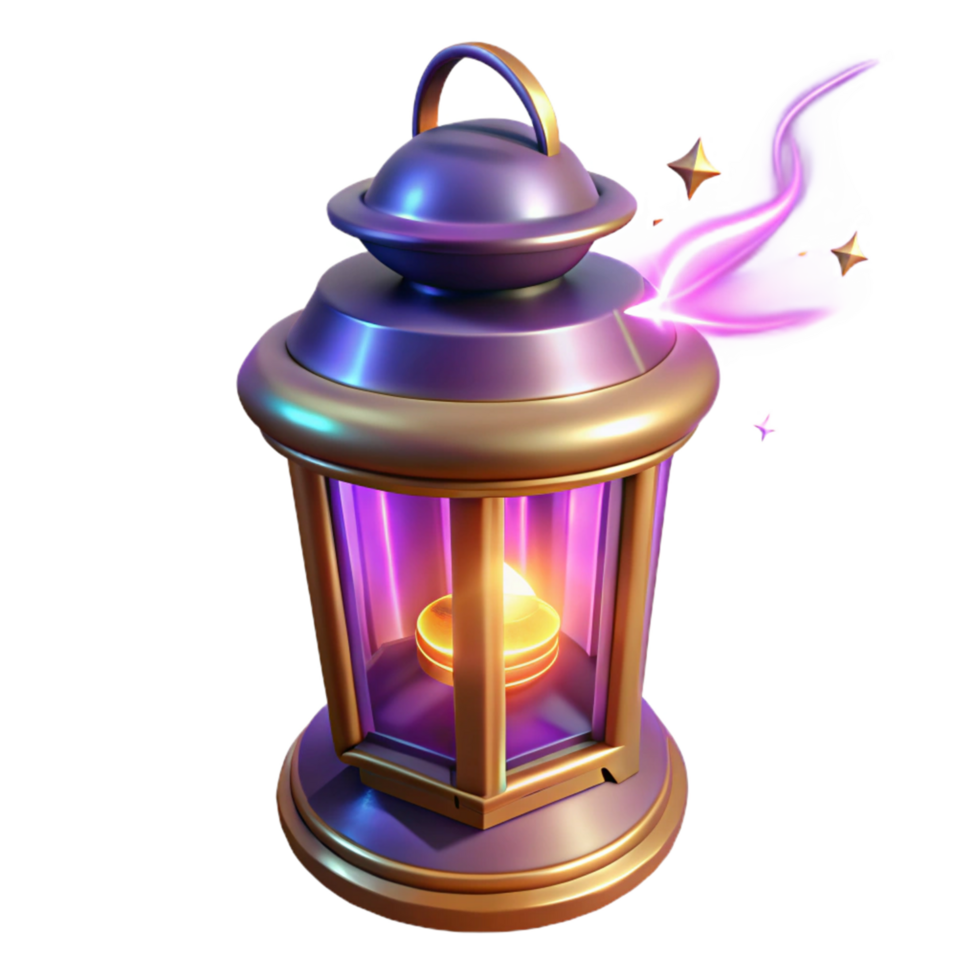 Magical Lantern Glowing Fantasy Light png