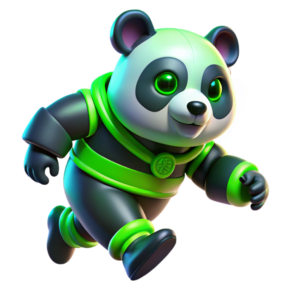 Panda Astronaut Space Adventure png